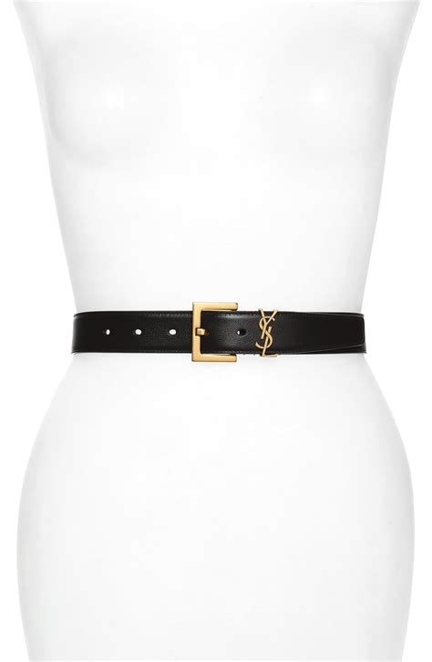 ysl belts women|Saint Laurent Women's Designer Belts .